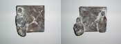 SMĚŘOVÁNÍ I, II, 2004, bronz, cca 9 x 10 cm, NG Praha