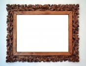 Authorial frame, mirror, limewood